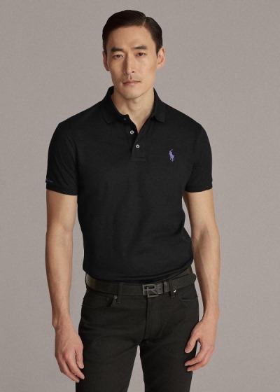 Ralph Lauren Custom Slim Fit Piqué Polo Herre Danmark (ZLYTV5217)